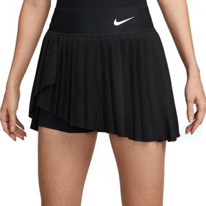 Nike pleated Dri fit asymmetrical Black Skirt Tennis Pickleball
